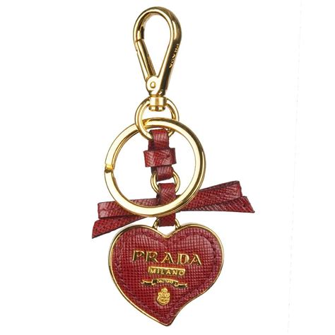 prada keychain heart|prada keychains for women.